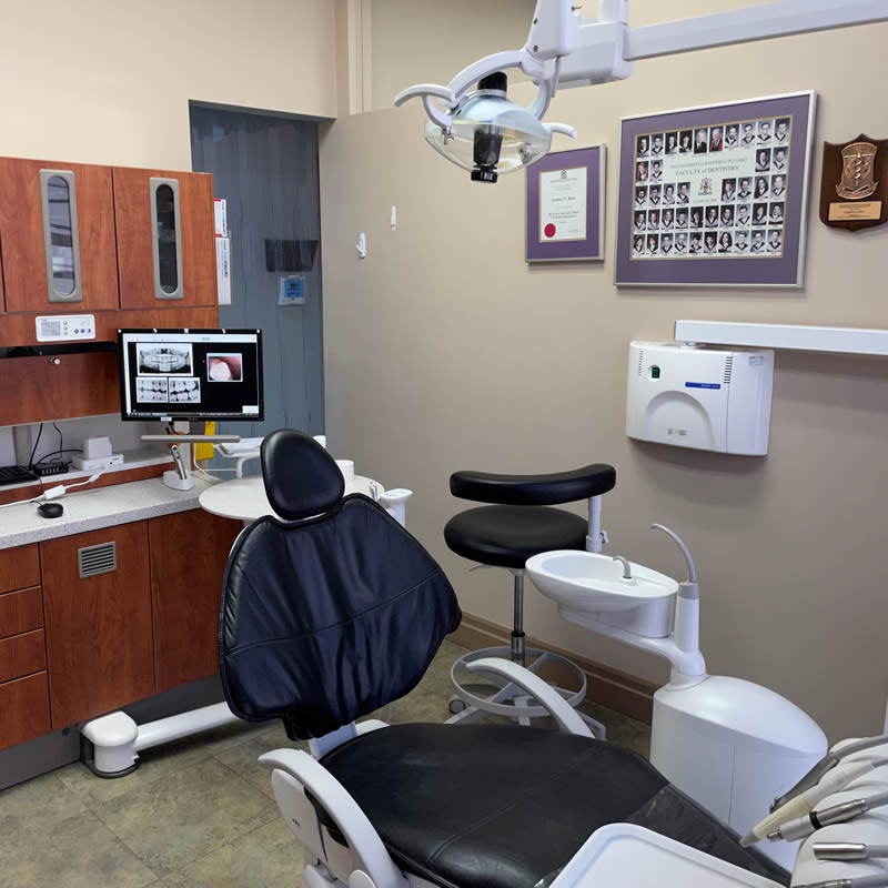 Surgically Clean Air HEPA purification unit in a treatment room